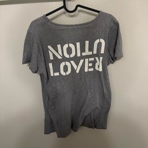 Zadig & Voltaire Revolution Heather Gray Tee